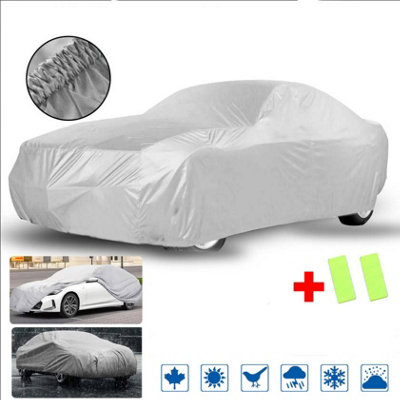 A Car Cover Heavy Duty Uv Protection Windproof Waterproof