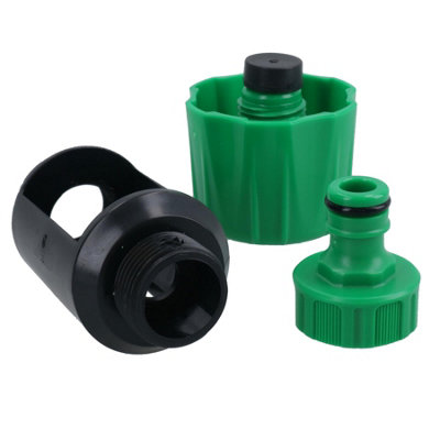 KASTWAVE Mixer Tap Hose Connector, Two Sets Kitchen Garden Watering Tap Hose Pipe Snap Connector Adaptor Tool Universal Tap Connector Adapter Kitchen Pipe Joiner Fitting With 6point Female Faucet Connector