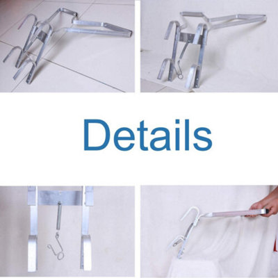 Universal Ladder Stand Off V-Shaped Down Pipe Ladder Accessory