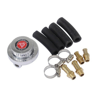 Universal 1-6 PSI Adjustable Fuel Pressure Regulator Kit For Carburetor Engines, With Mounting Hardware, Gof FPR1019