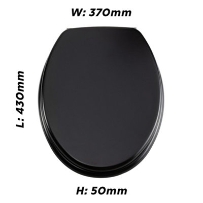 Toilet seat deals black wood