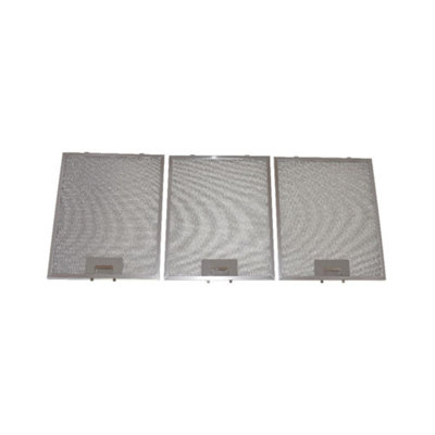 Universal Metal Cooker Hood Grease Filter 320 x 260 mm Pack of 3 by Ufixt - 5