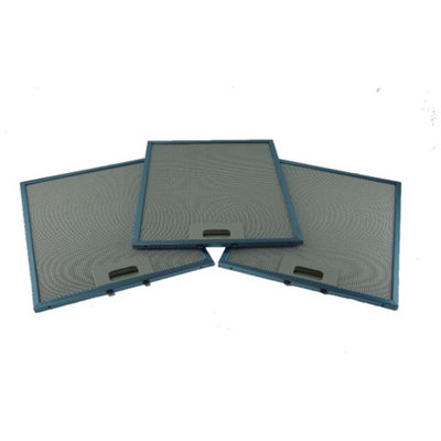 Universal Metal Cooker Hood Grease Filter 320 x 260 mm Pack of 3 by Ufixt - 9