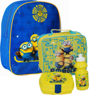 Universal - Minions Lunch Box & Water Bottle Set - Blue