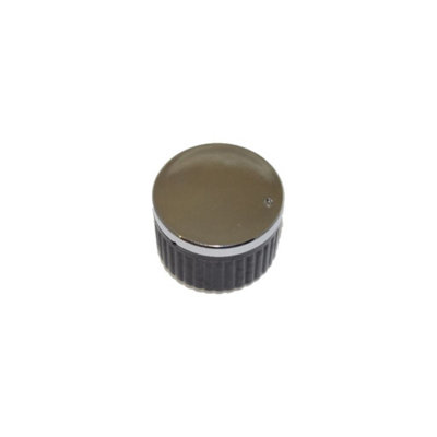 Universal Oven Cooker Hob Knob Dial Pack of 4 Black/Silver by Ufixt - 5