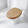 Universal Pine Toilet Seat with Fixings