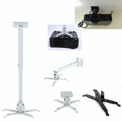 Universal Projector Ceiling Wall Mount Bracket Tilt Extendable Adjustable
