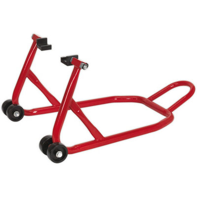 Motorcycle stand rear deals wheel