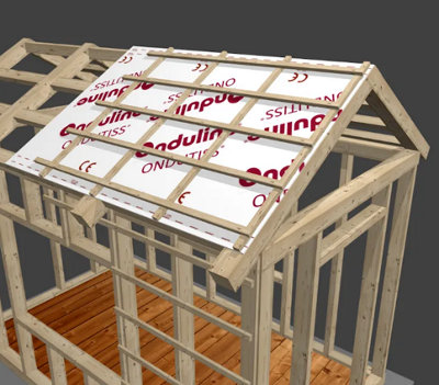 Universal Roofing Vapour Breather Membrane Barrier HouseWrap - Ondutiss Air 100 - 1x50m - 4