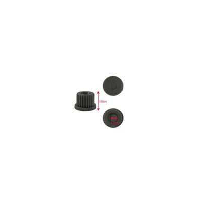 Universal Silver Control Knobs Toaster Trouser Press Camping Stove Hob x 2 by Ufixt - 5
