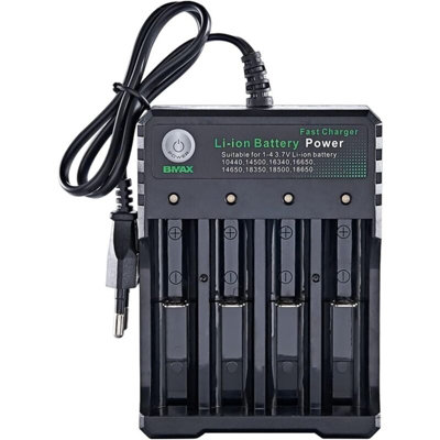 Jual Charger Baterai 1 Slot 18650 26650 16340 14500 Li-Ion - Foto 1