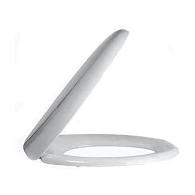 Universal Toilet Seat Soft Close Oval Shape Toilet Seat Adjustable Bathroom White Toilet Seat - 4