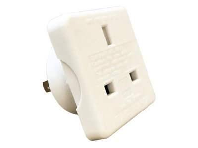 Universal Travel Adaptor for UK Visitors to USA - 10A Power Plug
