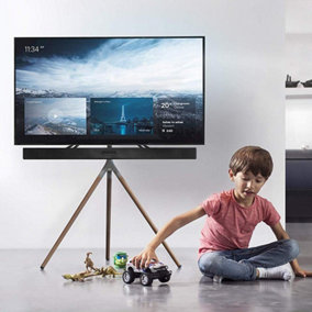 Universal Tripod TV Stand for Screen Size 32-65 inch - Dark