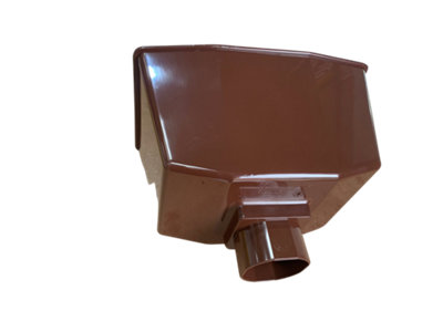 Universal Upvc Rainwater Brown Hopper