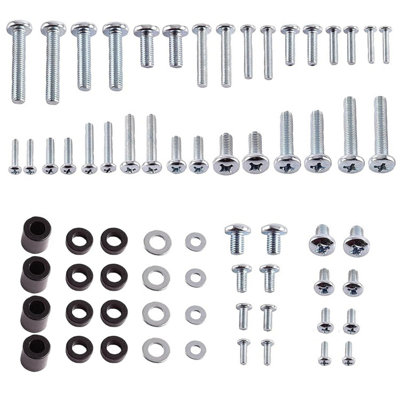 Universal Vesa Screw Bolt Washer Spacer Spares Pack Kit for TV Bracket Wall Mounts M4 M5 M6 M8 TOTAL 68 Pieces