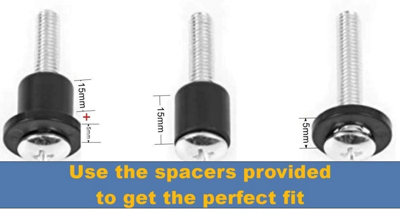 Universal Vesa Screw Bolt Washer Spacer Spares Pack Kit for TV Bracket Wall Mounts M4 M5 M6 M8 TOTAL 68 Pieces - 6