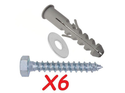 Universal Vesa Screw Bolt Washer Spacer Spares Pack Kit for TV Mounting Wall Bracket Mounts M4 M5 M6 M8 80 Pieces - 7