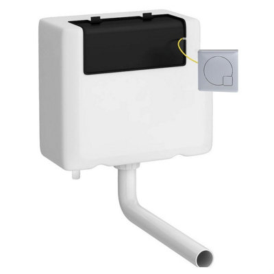 Universal Water Saving Dual Flush Bottom Inlet & Square Flush Plate ...