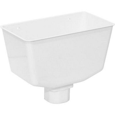 Universal White Upvc Rainwater Hopper