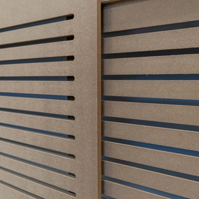 Unpained Horizontal Grill Radiator Cover - Adjustable