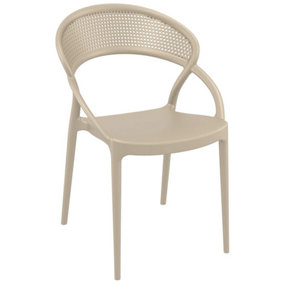 Untep Dining Kitchen Chair - Taupe