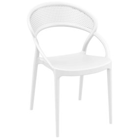Untep Dining Kitchen Chair - White