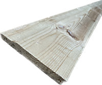 Untreated Shiplap Boards 120mm(W)x 12mm(T) x 2400mm (L) Pack Of 10 Lengths In A Pack