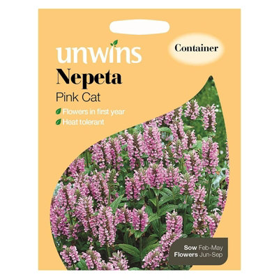 Unwins Flower Seeds - Nepeta Pink Cat