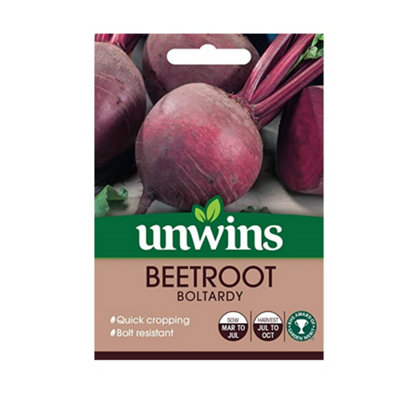Unwins Vegetable Seeds Beetroot Boltardy  Seeds