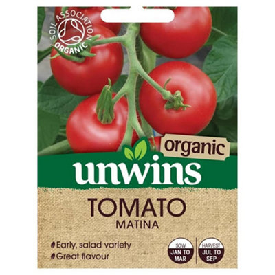 Unwins Vegetable Seeds - Tomato Matina Organic