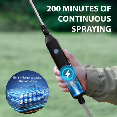 Upgraded 15L Rechargeable Electric Backpack Garden Sprayer - Battery ...