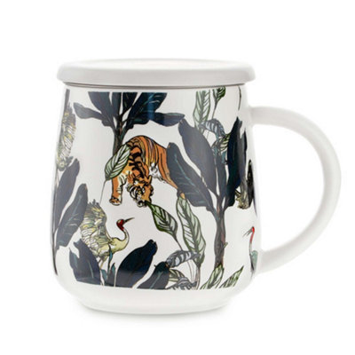 Upper Street 400ml Islington Ceramic Infuser Mug with Ceramic Lid