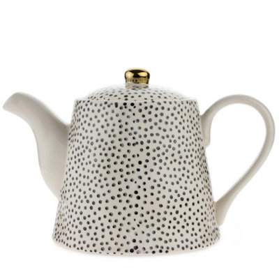 Upper Street Carnaby Ceramic Teapot with Stainless Steel Infuser 1L