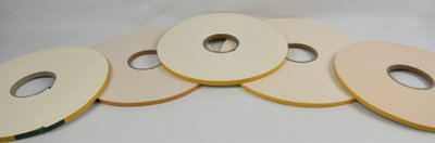 UPVC Double Sided 1mm Foam Glazing/Security Tape 10mm x 50m