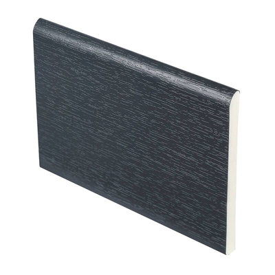 UPVC Plastic Trim Anthracite Grey Architrave Skirting Board 90mm Width 5 Metre Length Window ...