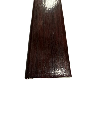 Upvc plastic trim Brown 40mm x 6mm 5mtr long