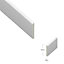 UPVC Plastic Trim - White Architrave Skirting Board Window Finishing Trim (W) 45mm (L) 2 Metre - 5 Pack