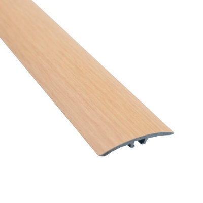 Upvc self-adhesive wood effect door edging floor trim threshold pvc self-adhesive 1000mm x 40mm e64 beech