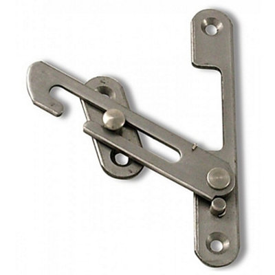 UPVC Window Restrictor. Child Lock Restrictor Hook Safety Catch DIY at B Q