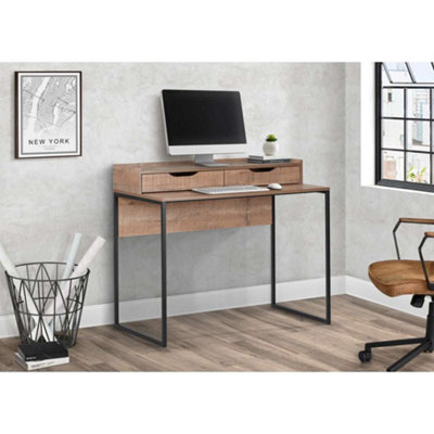 Urban 2 Drawer Office Desk Rustic