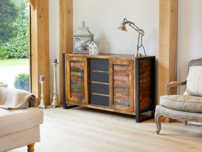 Urban Chic Sideboard with Sliding Doors