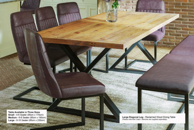 Urban Elegance - Reclaimed Table LARGE 6-10 Seater
