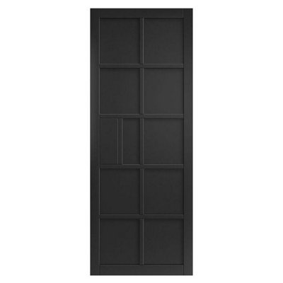 Urban Industrial Plaza Black Internal Door