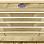 URBAN Range Tongue & Groove Fence Panel (Pack of 4) Width: 6ft x Height: 3ft Vogue Horizontially Placed Trellis Top