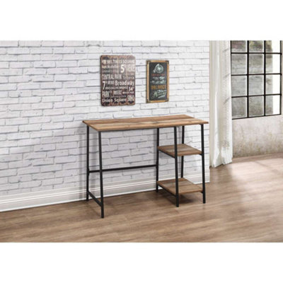 Urban Study Desk In Wood Effect Rustic