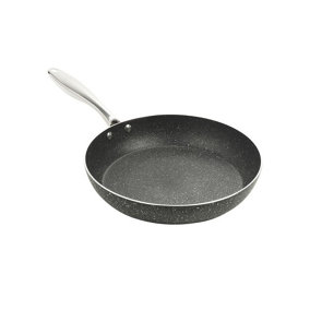 URBN CHEF 20cm Diameter Non Stick Premium Frying Pans Pressed Aluminum Granite Coated Cookware