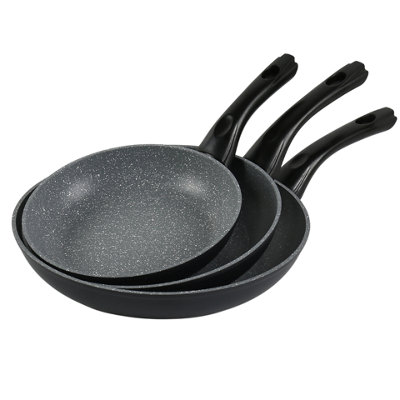URBN-CHEF 9 Pcs Forged Aluminium Induction Cooking Saucepan Pots Frying ...