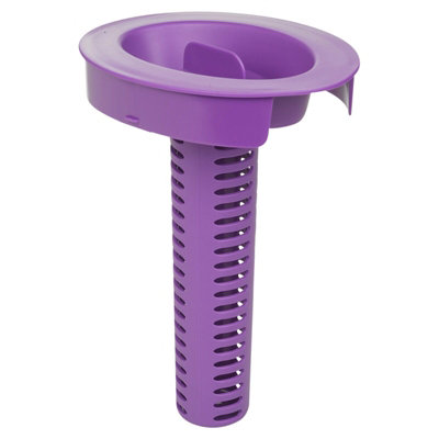 URBN-CHEF Height 25cm 2.2L Purple Plastic Slim Fridge Water Juice Jug Dispenser Large Handle & Infusion Core