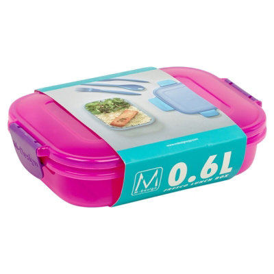 Pink and purple lunch box deals